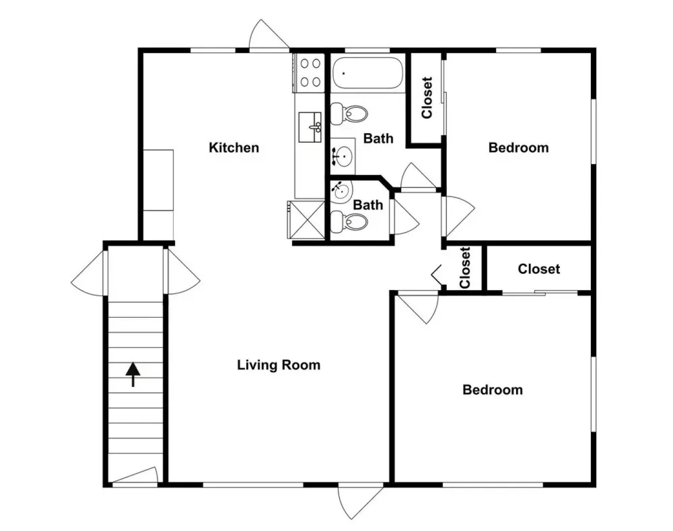 Seas The Day 4: Beach Basecamp W/ Pool & Hot Tub 2 Bedroom Duplex