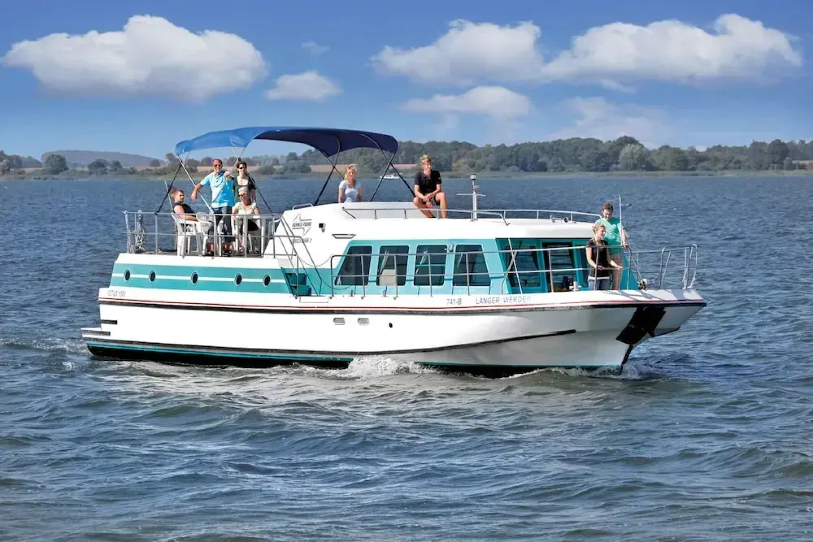 Boats & Yachts at Rechlin Harbor by Kuhnle-Tours