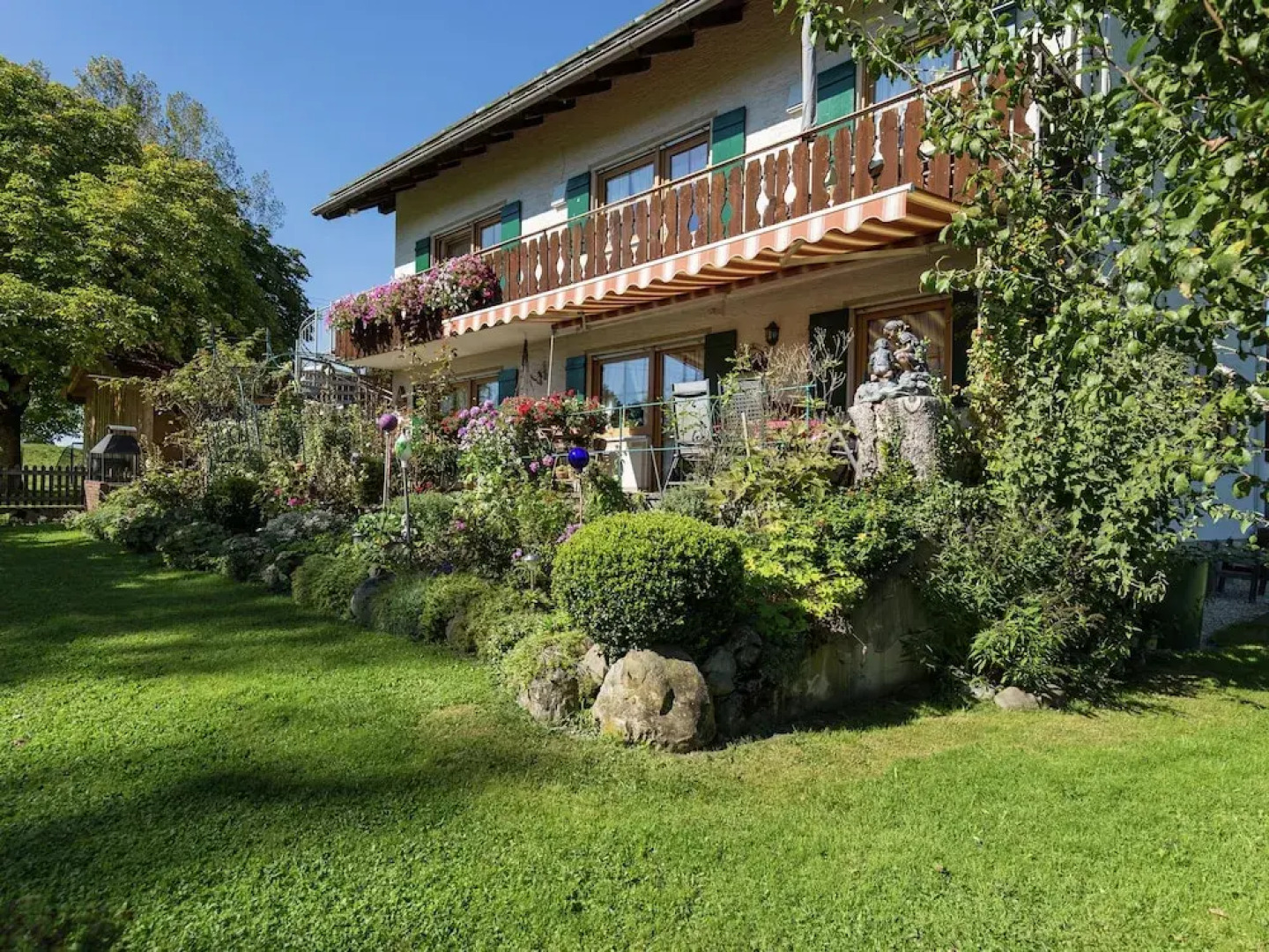 Hill View Farmhouse In Gogel Garden Balcony Barbecue