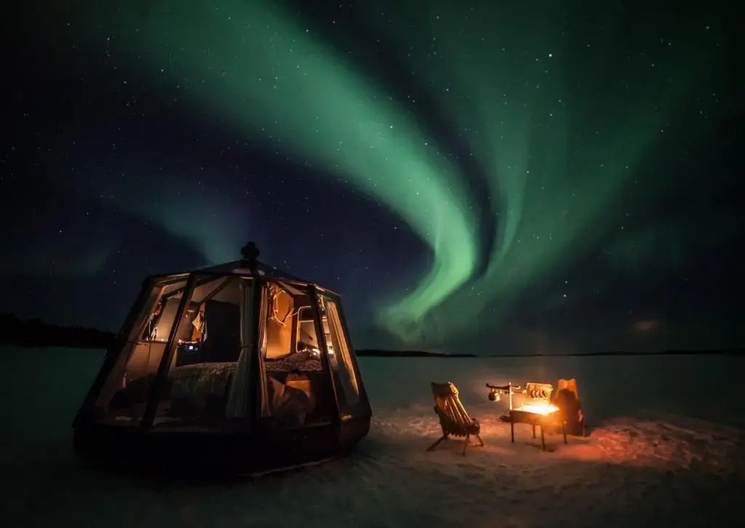 Yggdrasil Igloo Water Huts