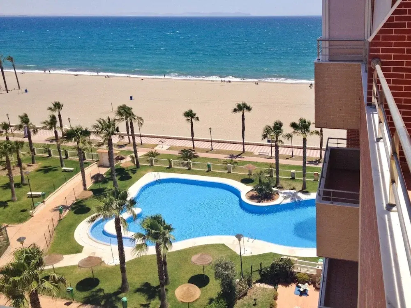 Apartment With 2 Bedrooms in Roquetas de Mar, With Wonderful sea View,