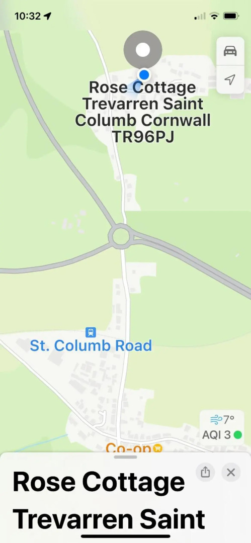 Rose Cottage Trevarren Saint Columb Cornwall TR96PJ