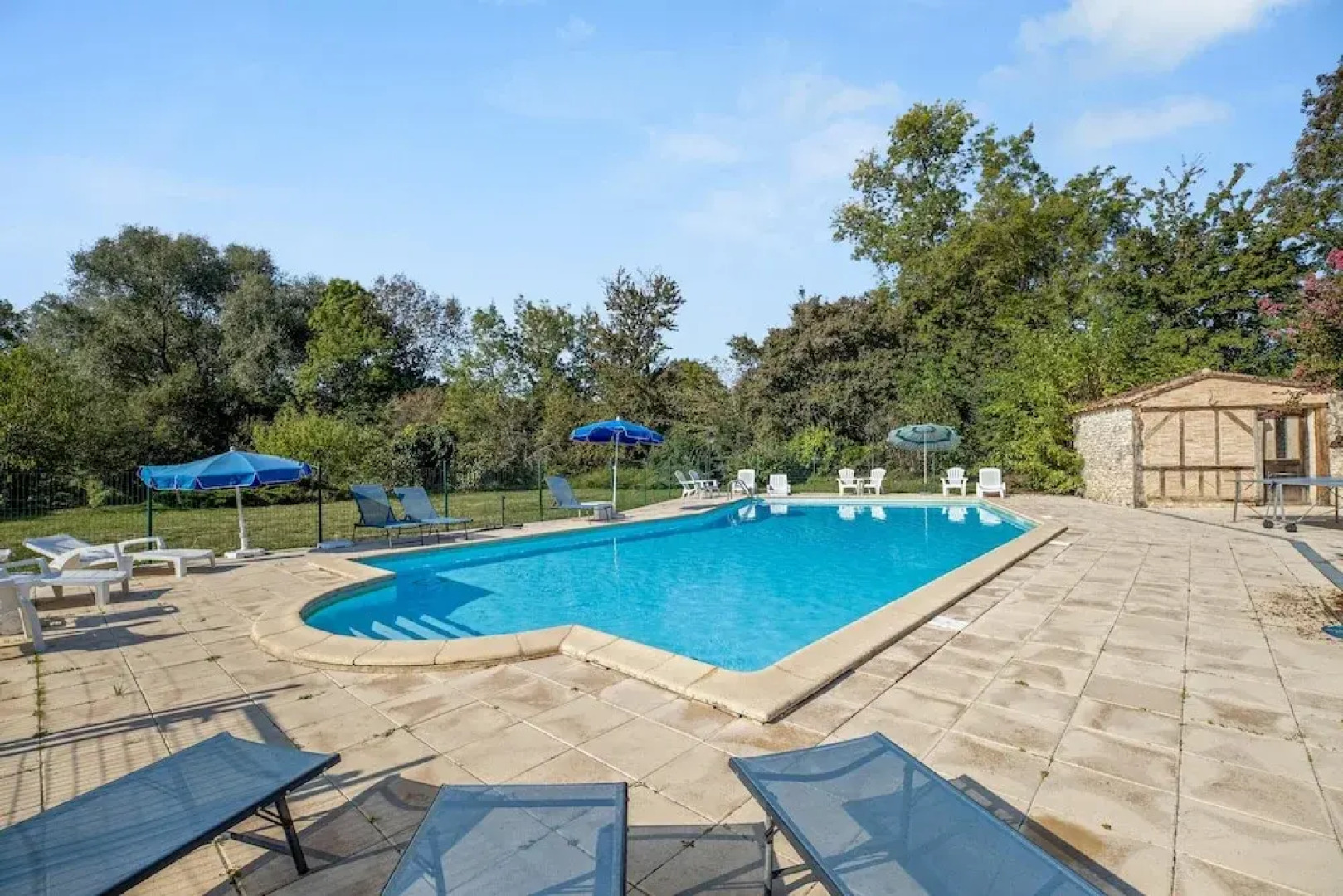 House With 6 Bedrooms in Thenac , With Private Pool, Furnished Garden and Wifi