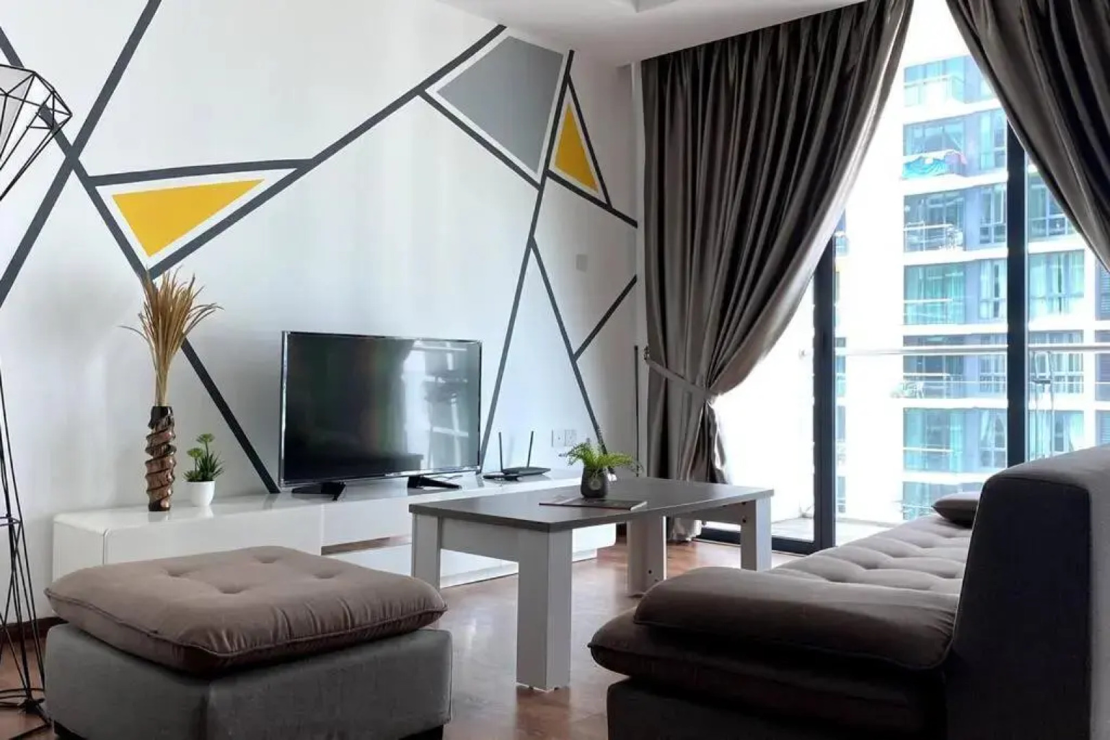 #2.1 Jazz Suites Large Bed Vivacity Kuching 3rooms