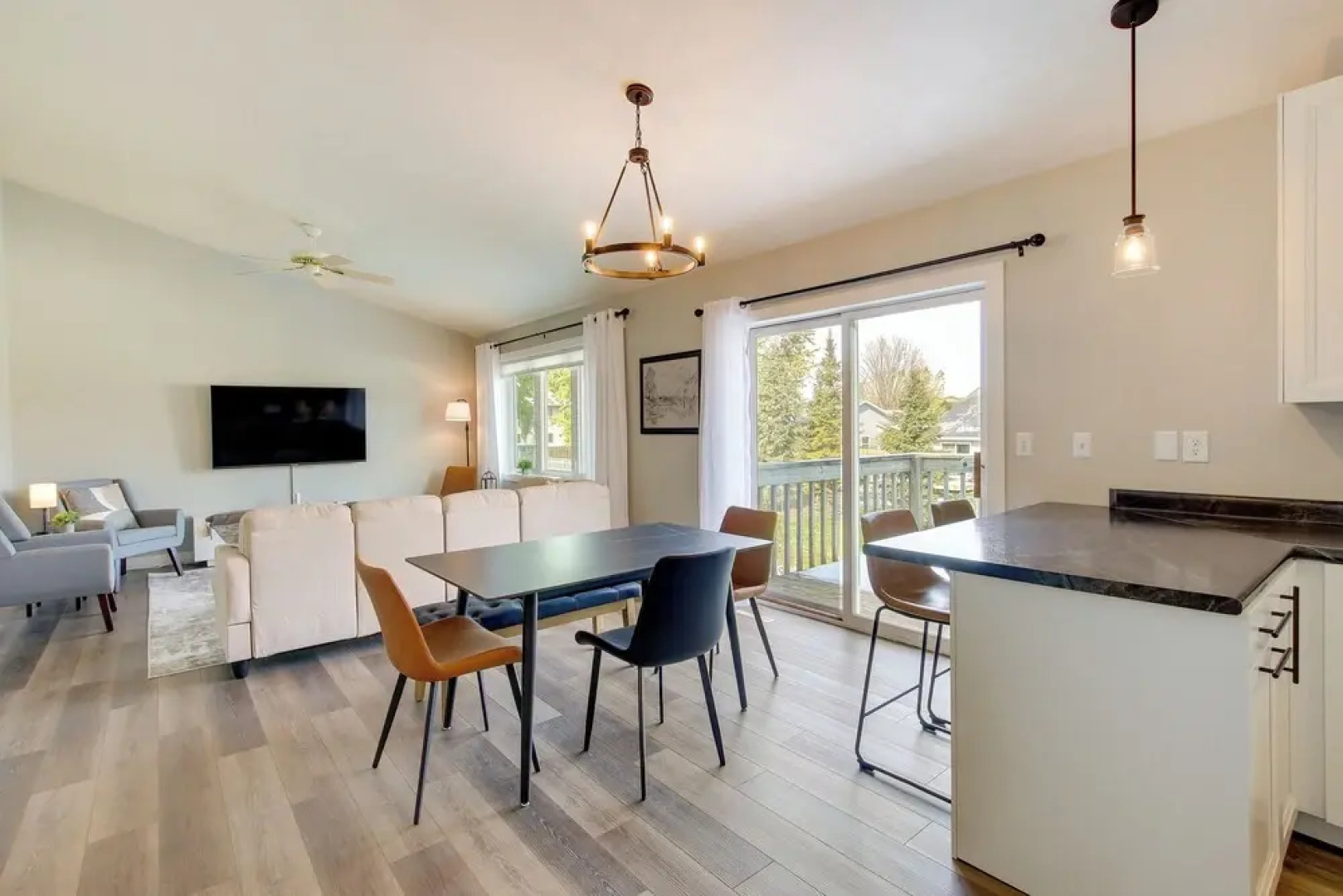 Bright Little Chute Condo w/ Deck & Yard!