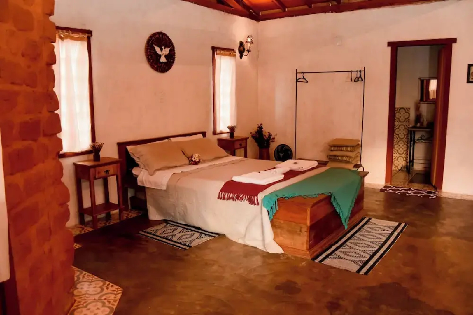 Serra a vista chalés