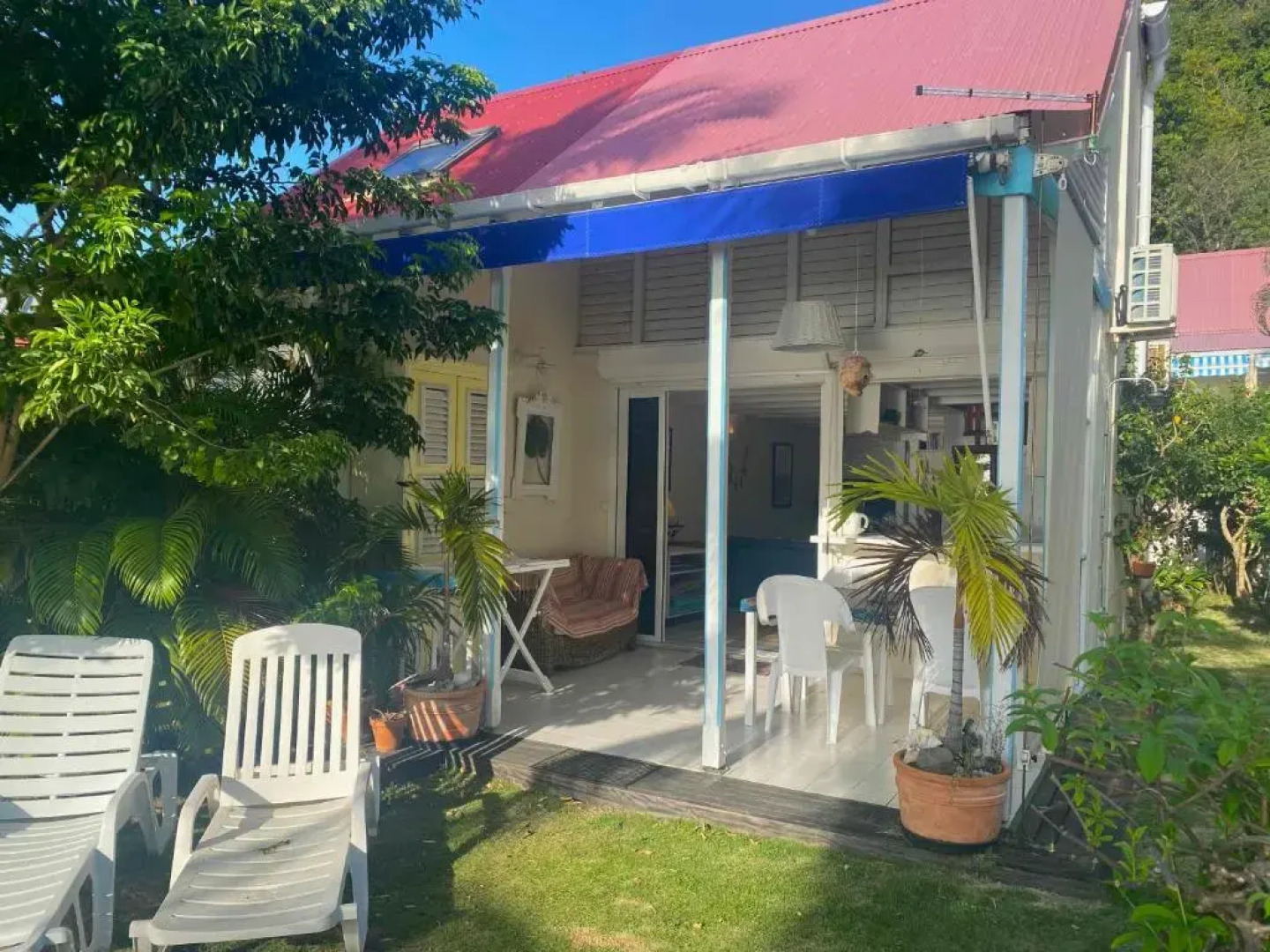 Bungalow Anolis Face a la Mer a 2 Min de la Plage.