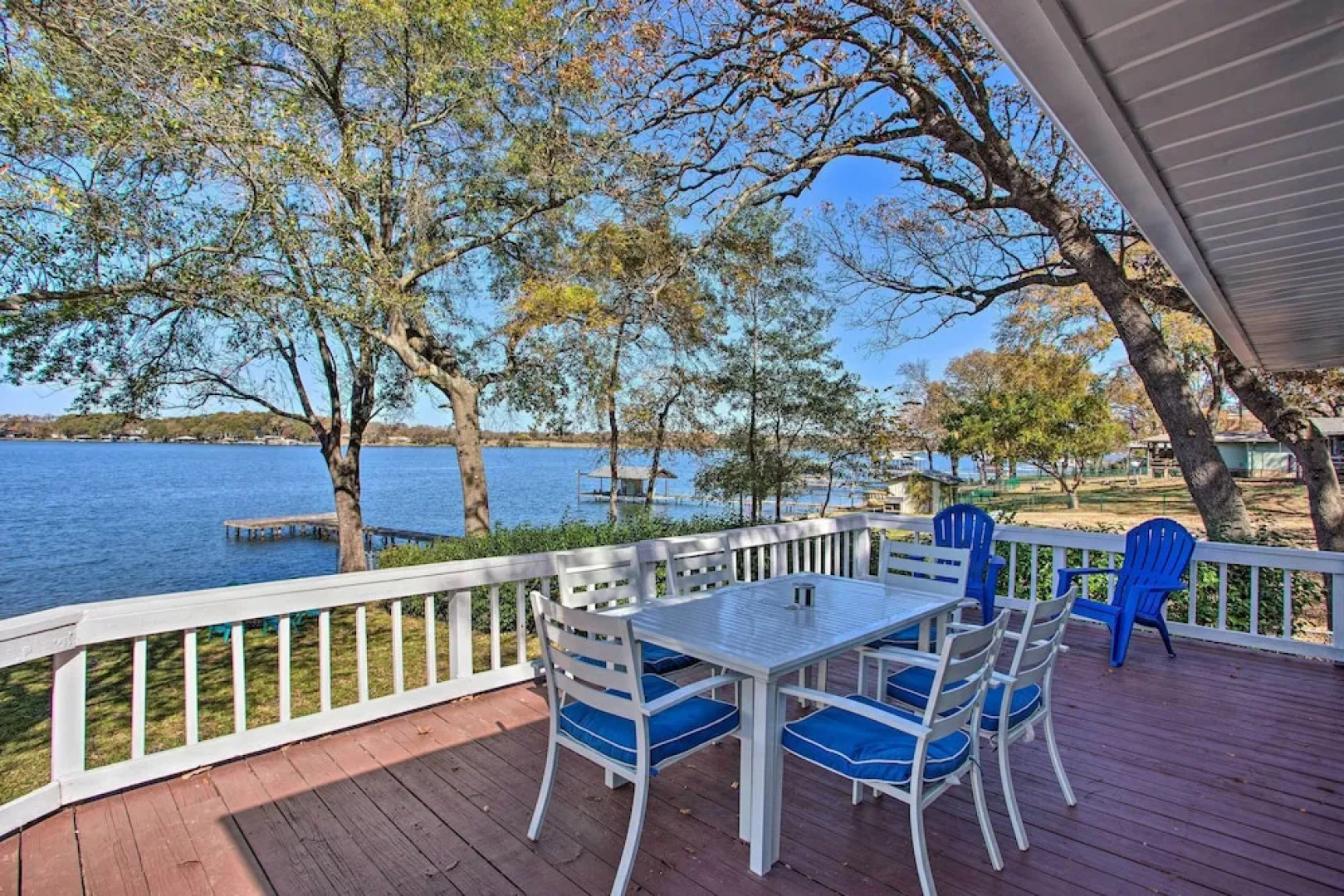 Dock & Fire Pit: Lakefront Cedar Creek Home!