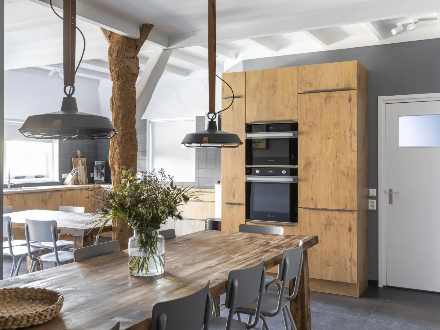 Luxuriously Restored Farmhouse With Trendy Interior Close to sea and Forest