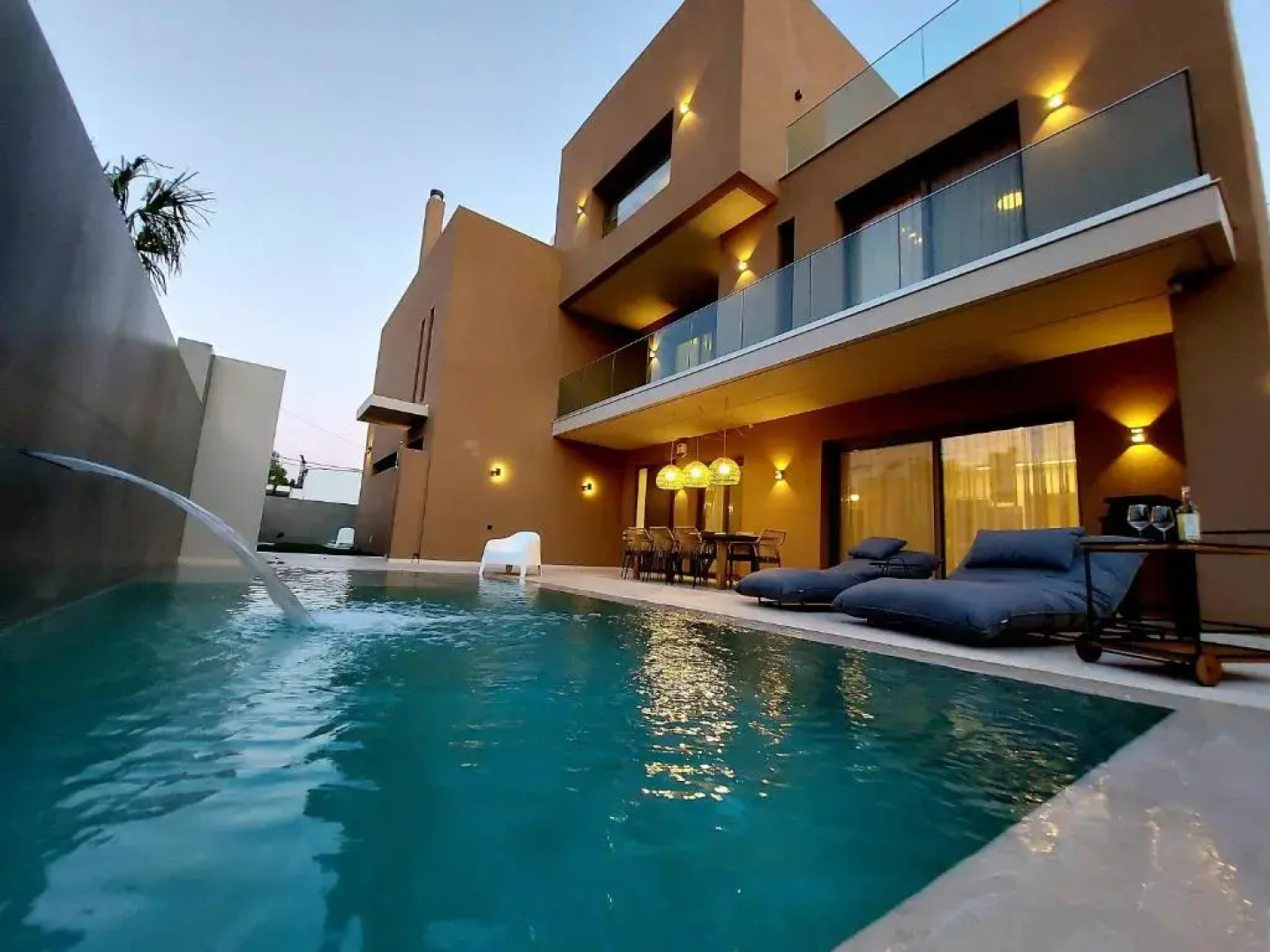 Salina SPA Villas - with Private HEATED POOL, SAUNA & JACUZZI Hot Tub