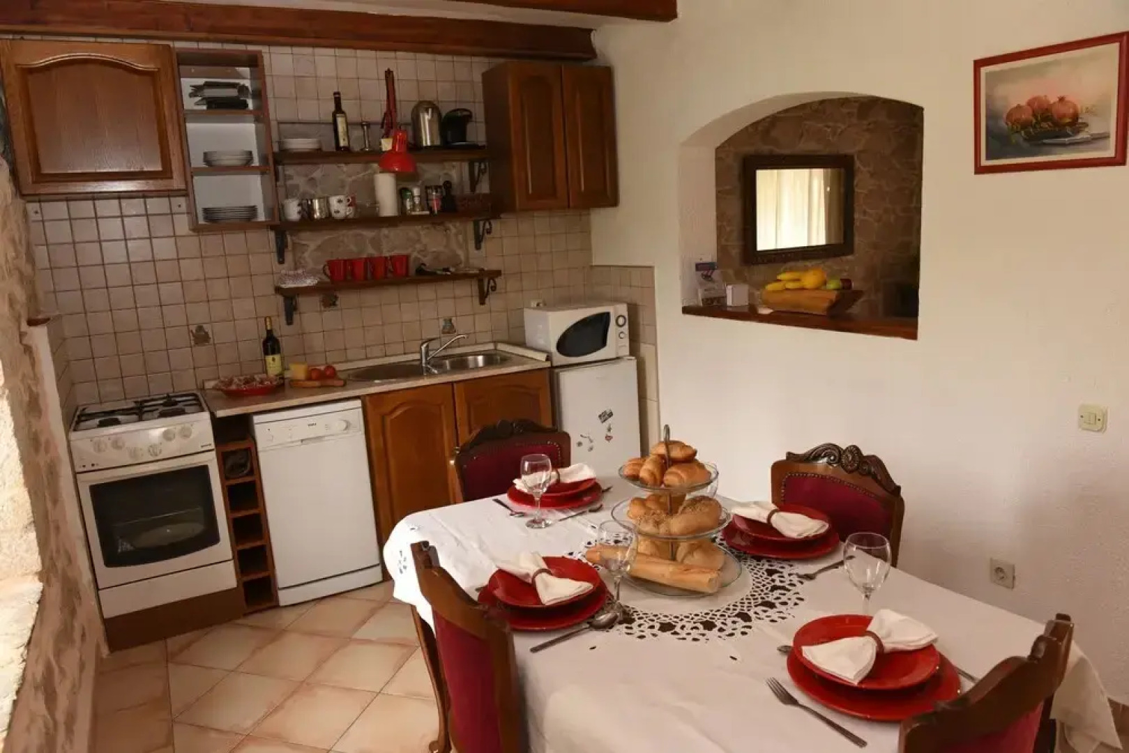 Dalmatian romantic traditional apartment
