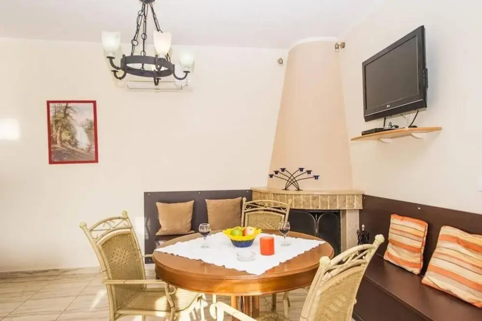 Amazing Sunset in a Garden