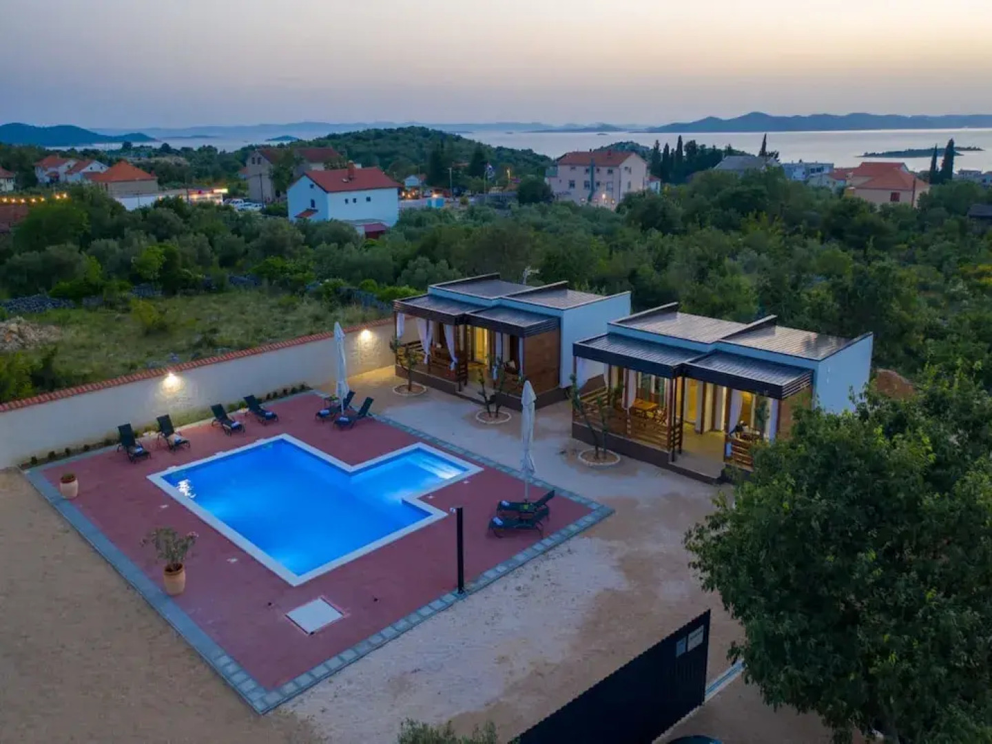 Elegant Mobile Home in Drage With Swimming Pool