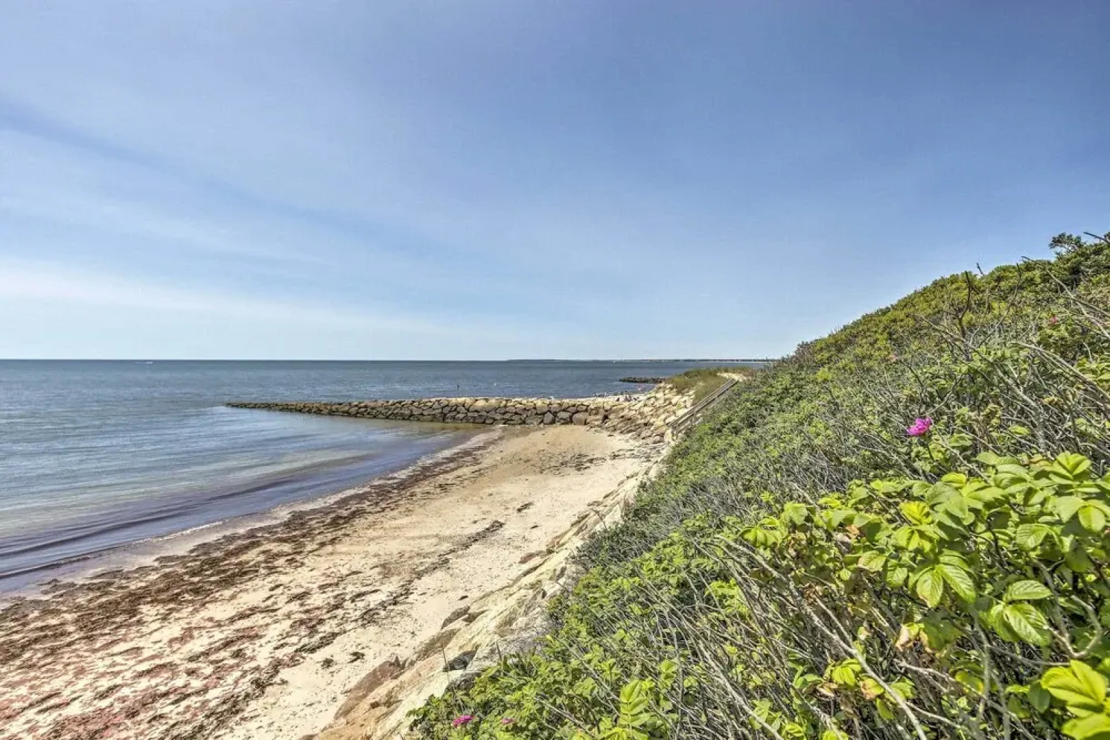 Fireplace + Sunroom! Oceanfront Cape Cod Cottage