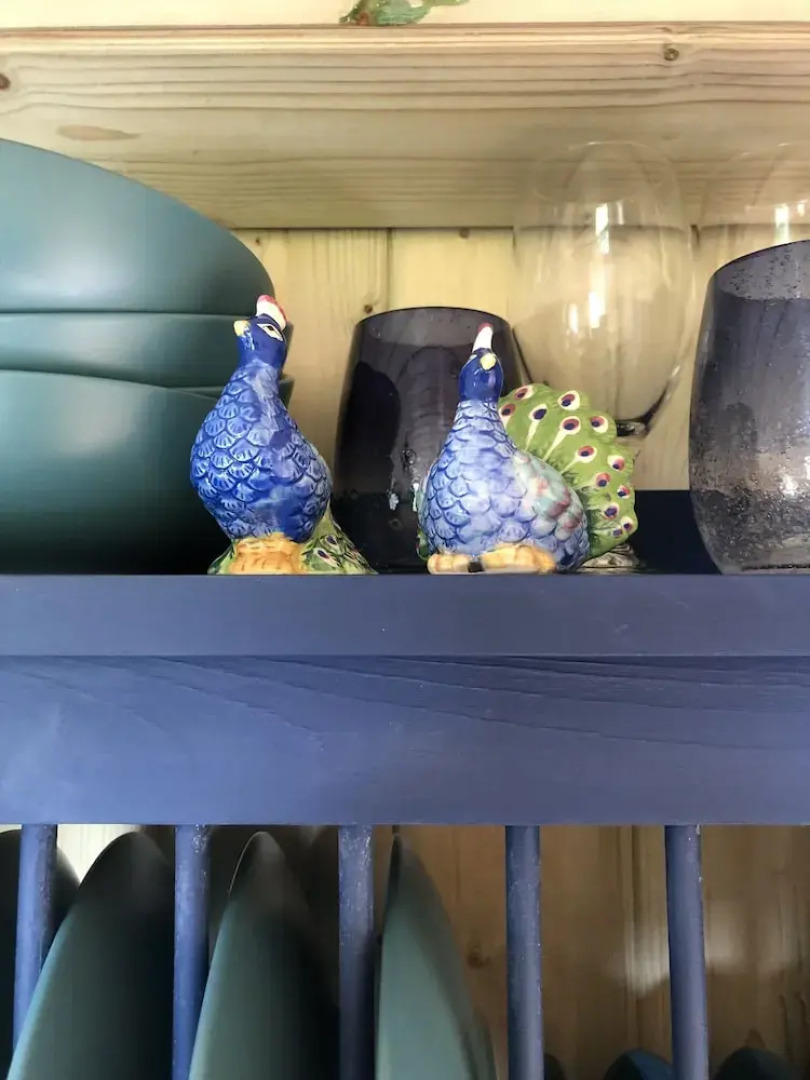 The Peacock Shepherds Hut at Hafoty Boeth