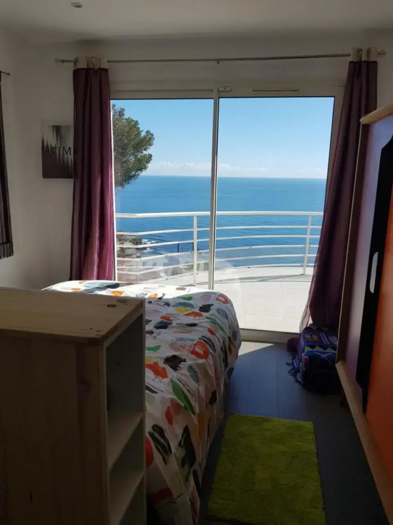Vue mer.Tranquilité.Cap d'Ail à 10 mn de MONACO