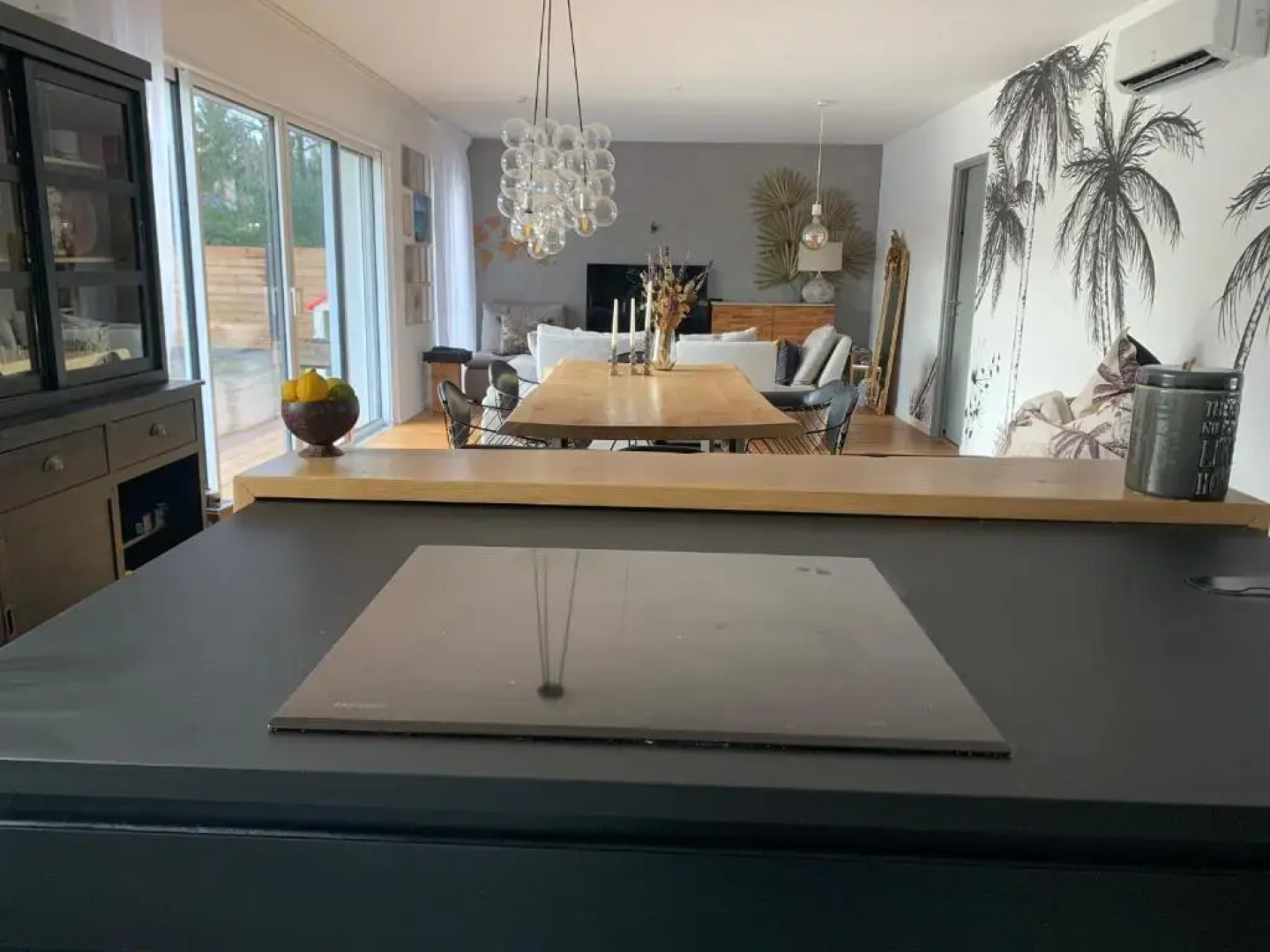 Villa aux Palmiers,Piscine 28°,Pétanque,Coeur Bassin