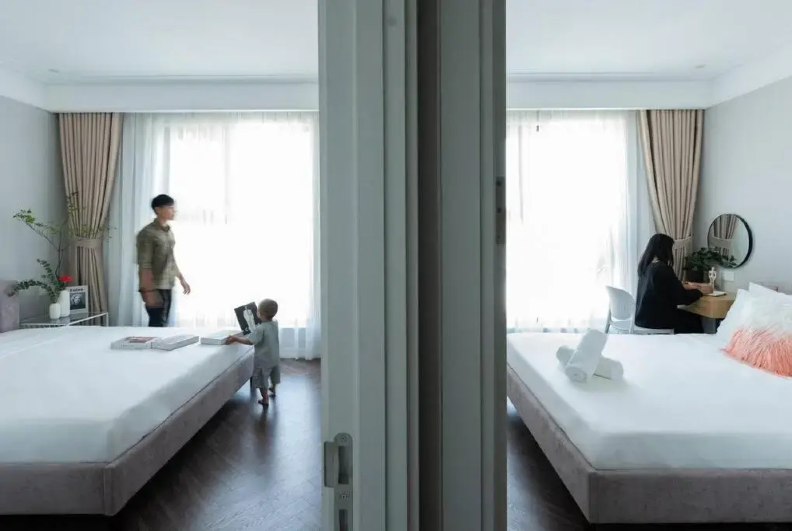 2BR luxury seaview apt 2' walking to the beach