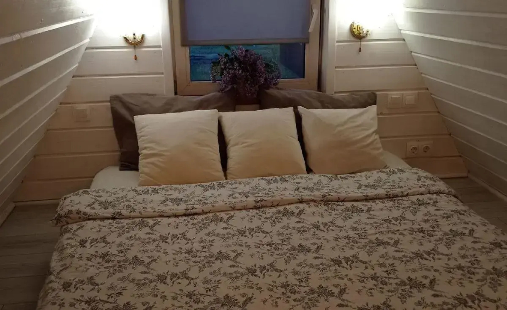 Дом А-фрейм с банным чаном и баней на дровах