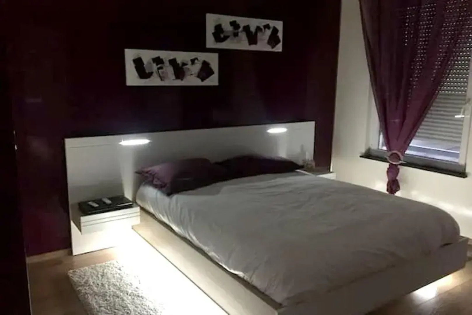 Appartement de 2 chambres avec balcon et wifi a Apach