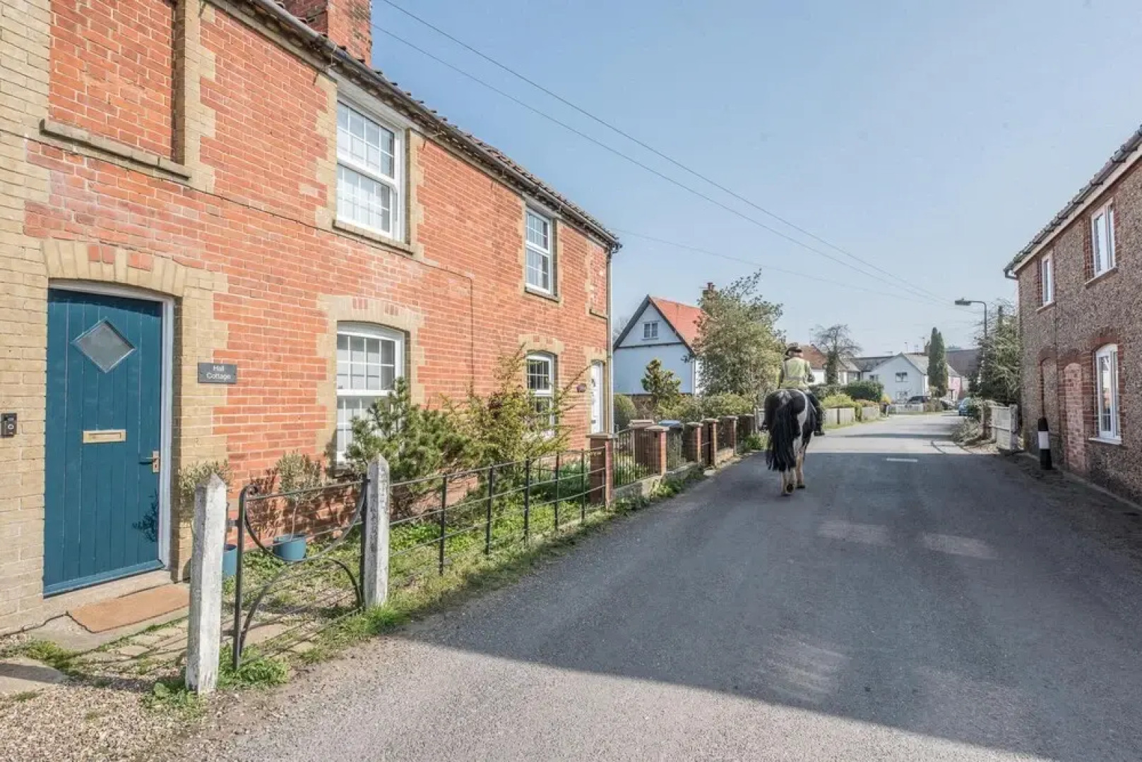 Hall Cottage, Bramfield From Air Manage Suffolk