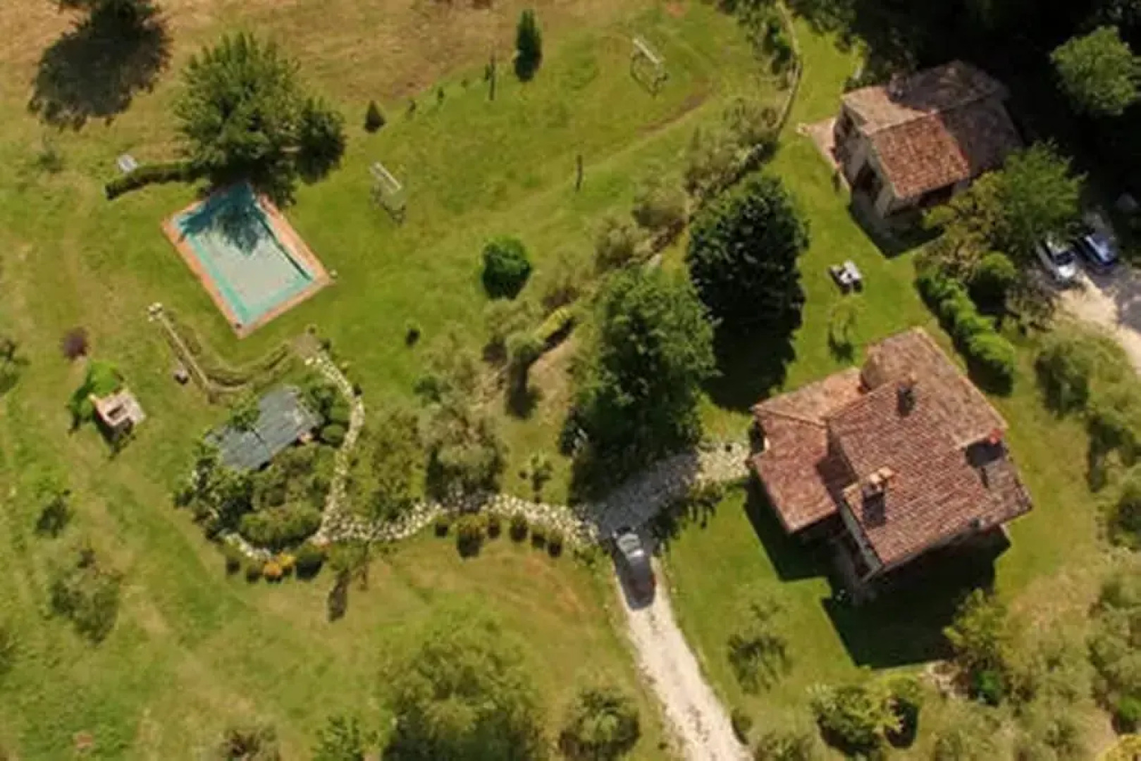 Casale Chimneys Immersed in Olive Trees