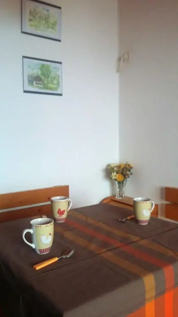 Studio In Villarembert With Wonderful Mountain View And Furnished Balcony 200 M From The Slopes