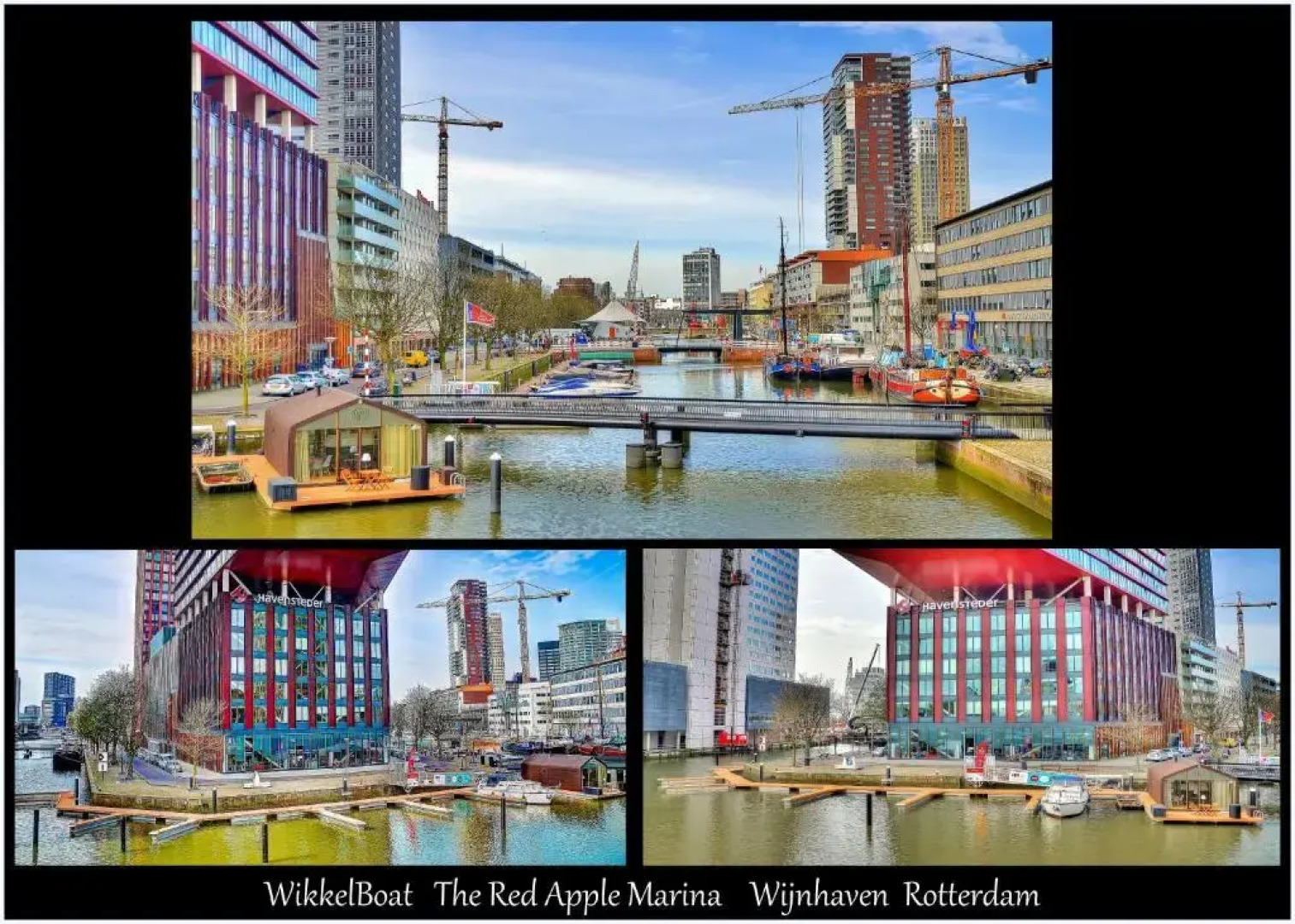 Wikkelboats at Wijnhaven