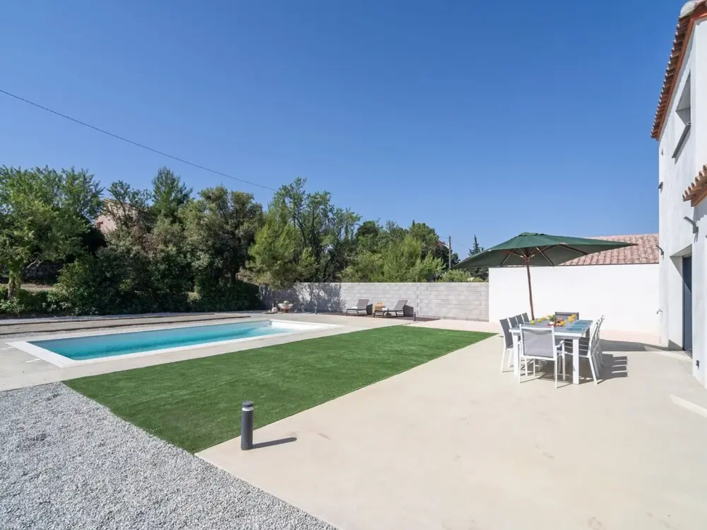 Villa With air Conditioning and Heated Private Swimming Pool in Enclosed Garden Near Beaufort
