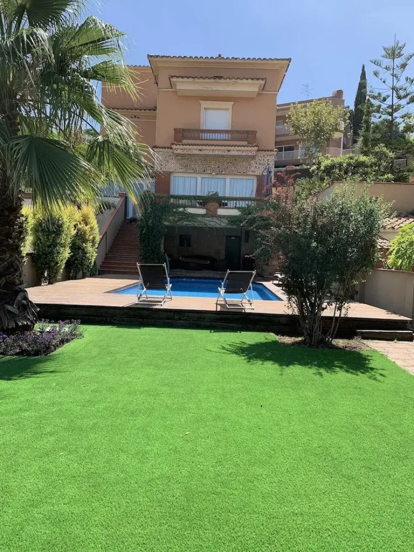 Villa With 3 Bedrooms in Sant Just Desvern, With Wonderful Mountain View, Private Pool, Enclosed Garden Near the Beach