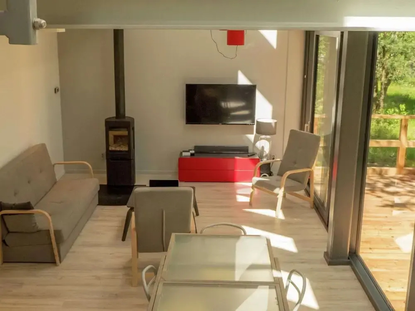 Glass Cottage in Jelenska Huta With Terrace