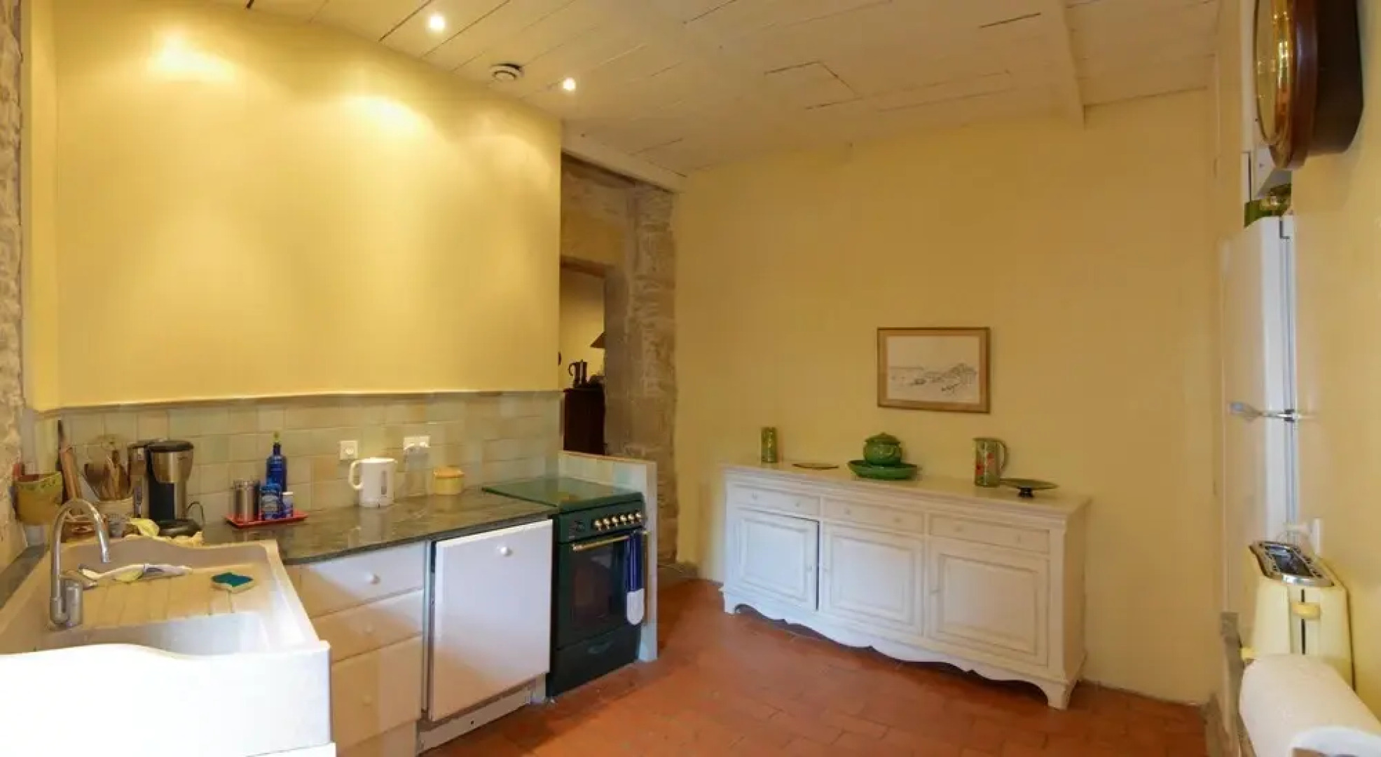 House With 4 Bedrooms in Laudun-l'ardoise, With Wonderful City View, Furnished Garden and Wifi