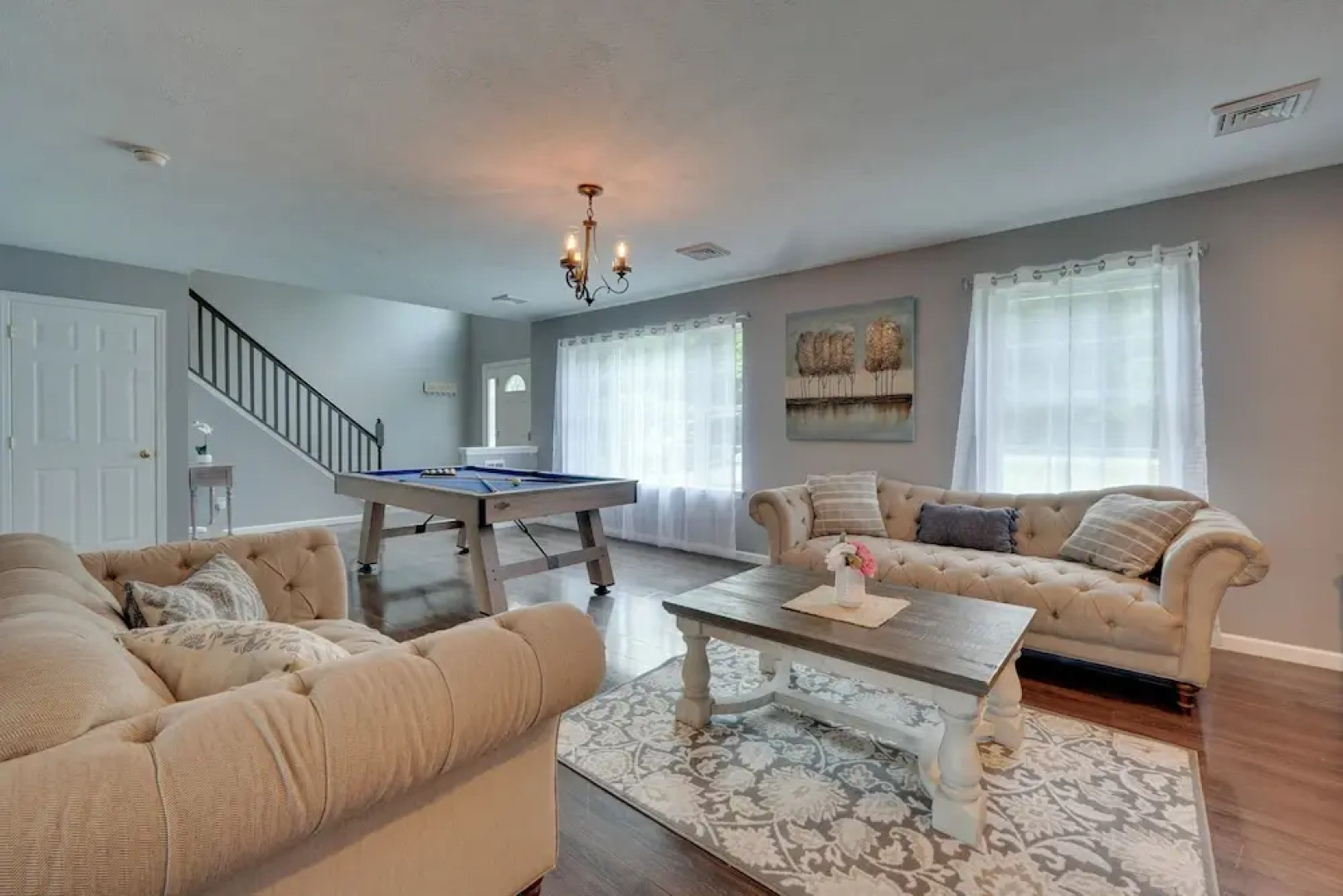 1 Mi to Lakes: Family Pocono Home w/ Fire Pits!