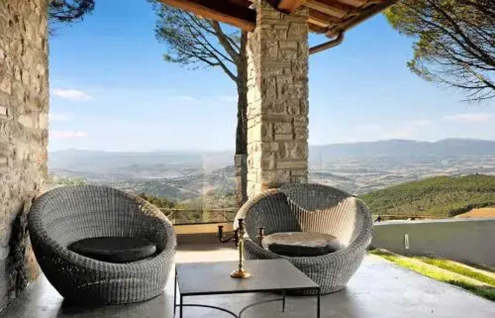 Todi - Villa Di Lusso Con Piscina A Sfioro E Vista A 360°