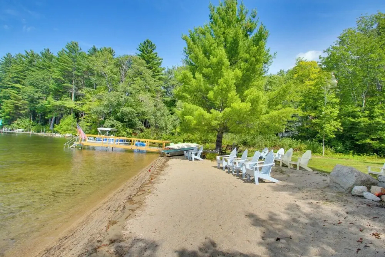'the Acres' Panther Pond Cabin w/ Beach & Dock!