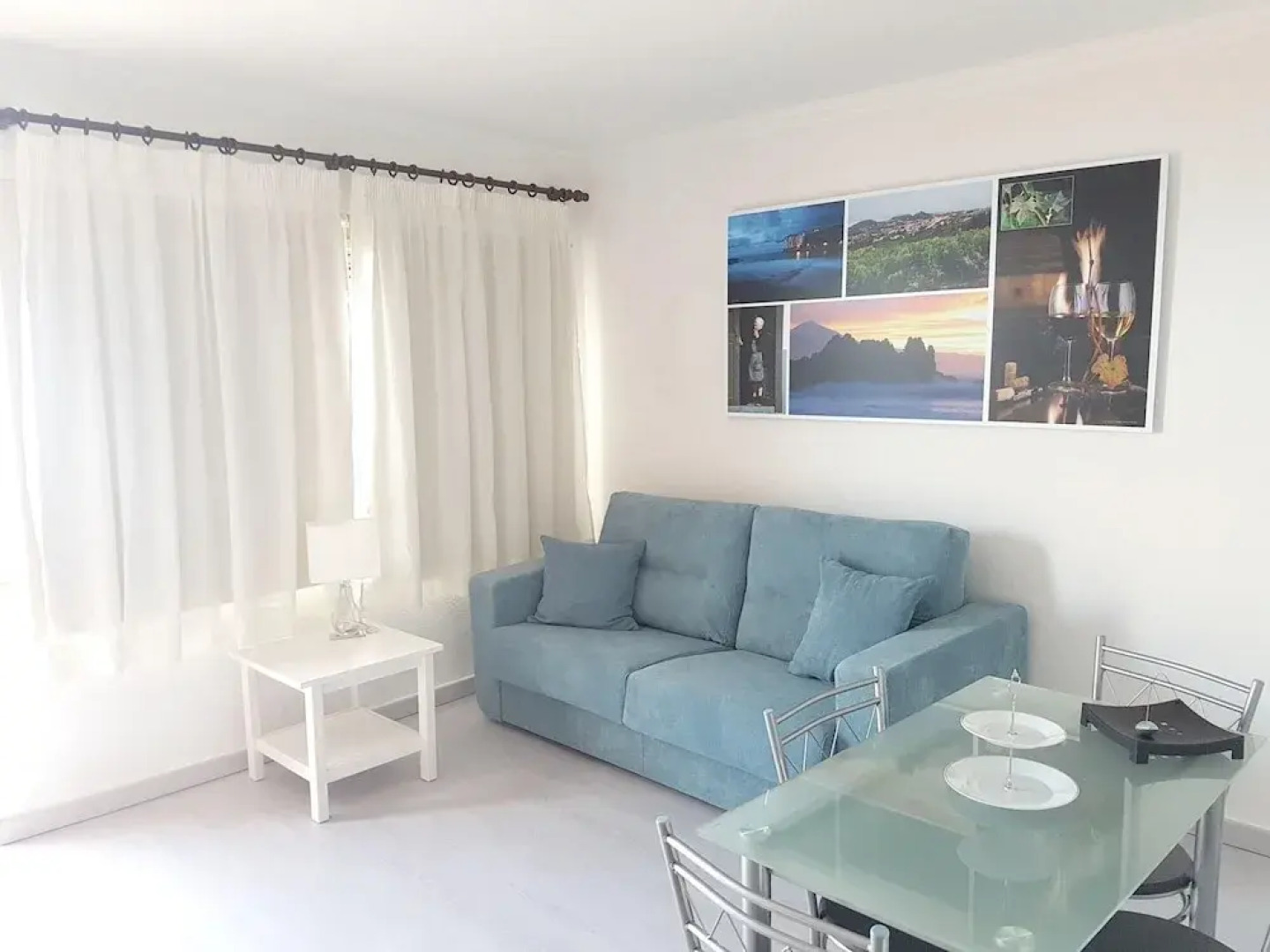 Apartment with One Bedroom in Tacoronte, with Wonderful Sea View, Shared Pool, Furnished Terrace - 4 Km From the Beach