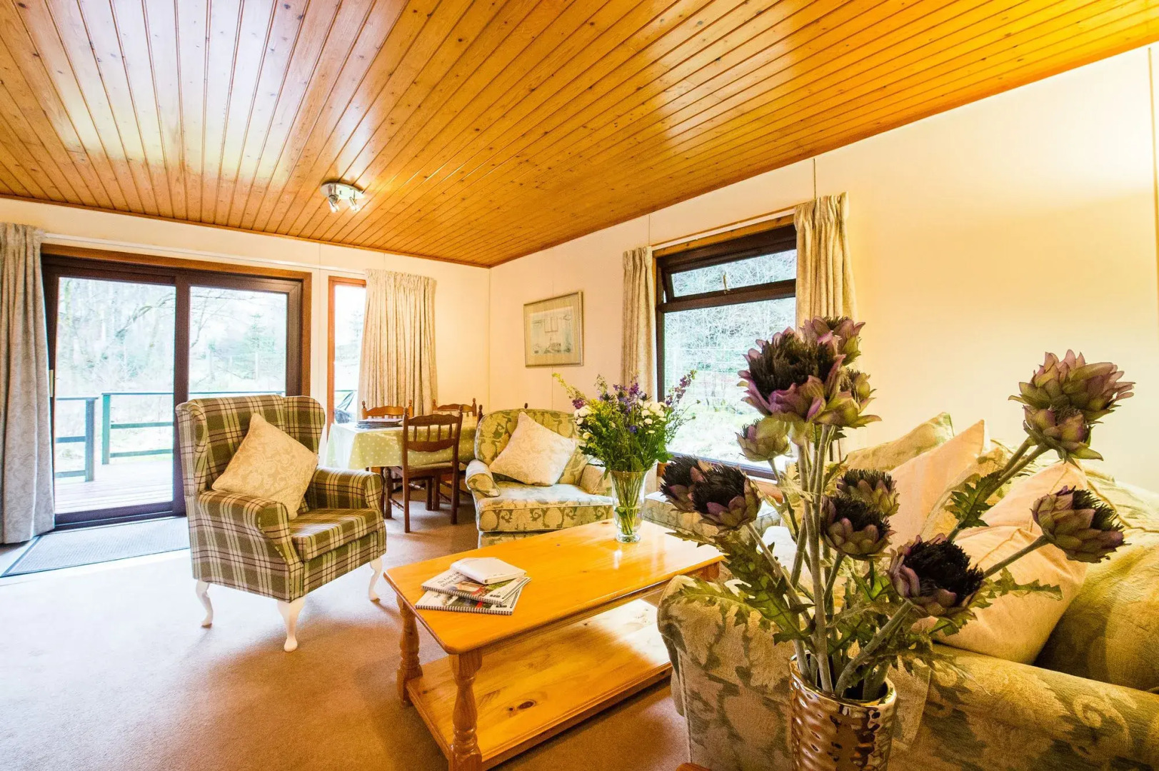 Otter With Mountain View and Enclosed Decking