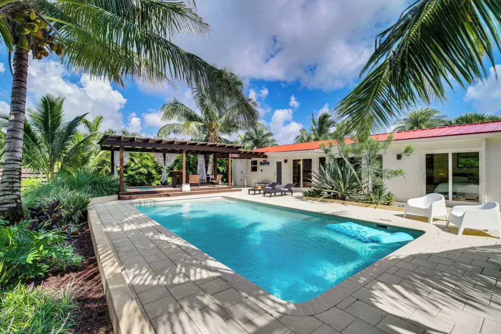 Private Oasis w/ Pool: Walk to Melbourne Beach!