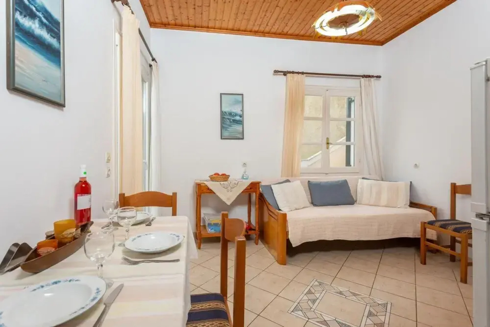 Theophilos 1 Walk to Beach Sea Views A C Wifi Car Not Required - 219