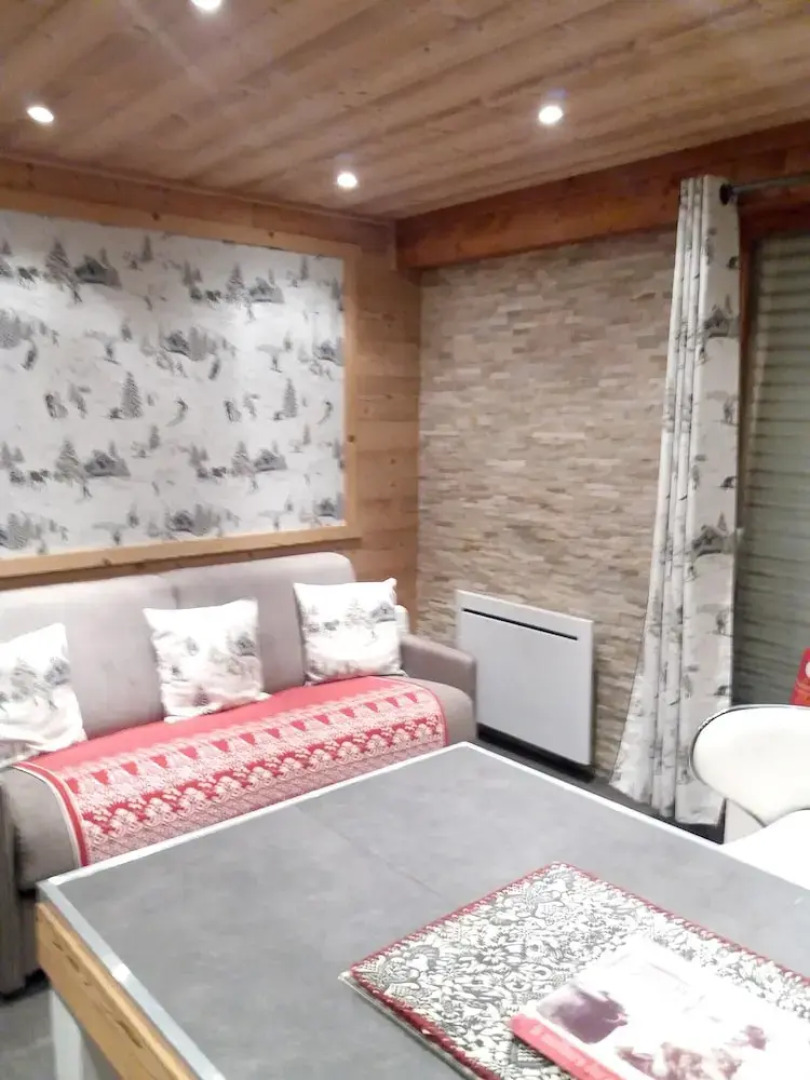 Apartment With one Bedroom in Megève, With Wonderful Mountain View and Enclosed Garden - 500 m From the Slopes
