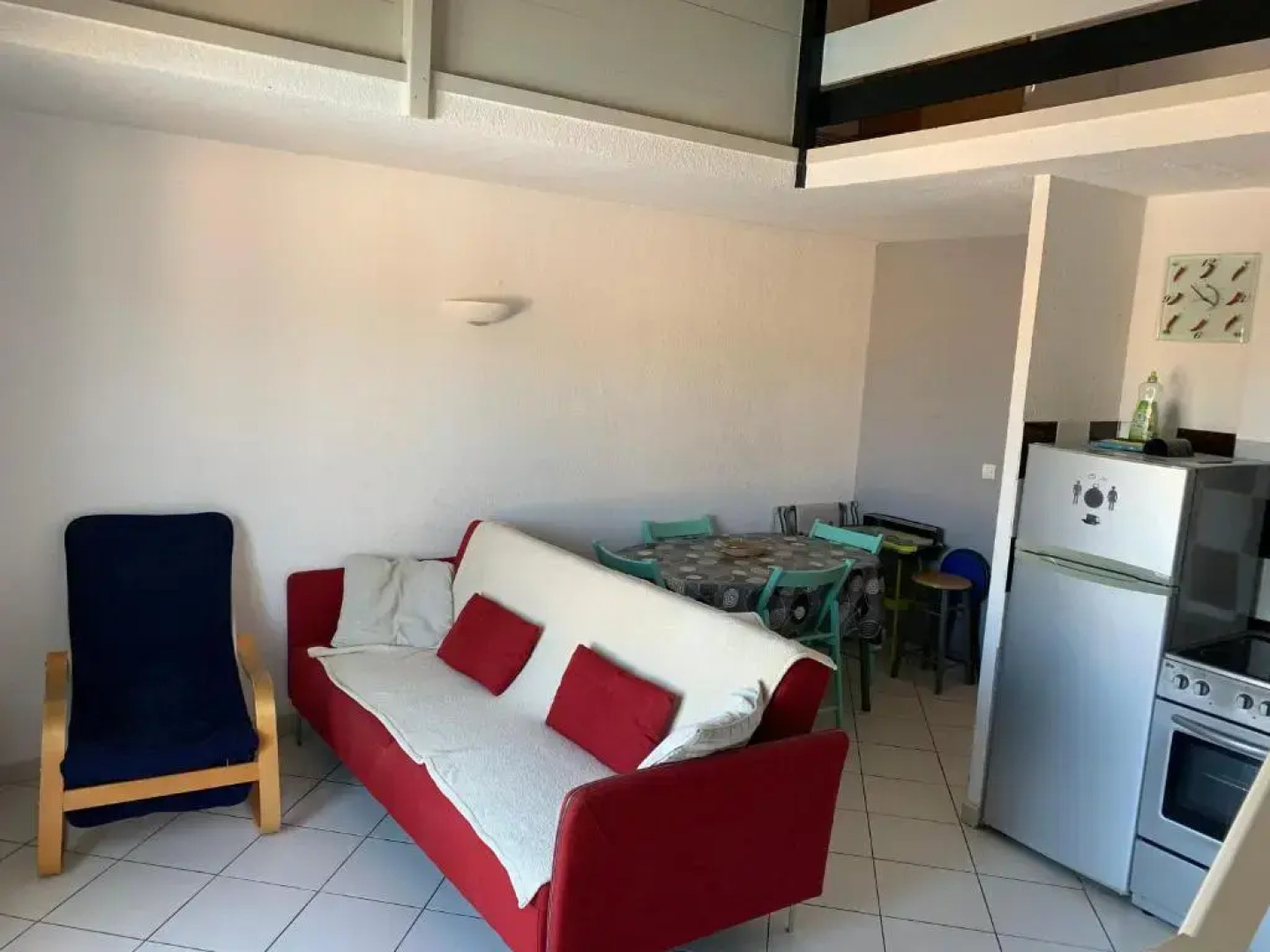 Appartement en duplex à 400 m de la plage dans résidence avec piscine commune 1 chambre 4 couchages WIFI LXOND47