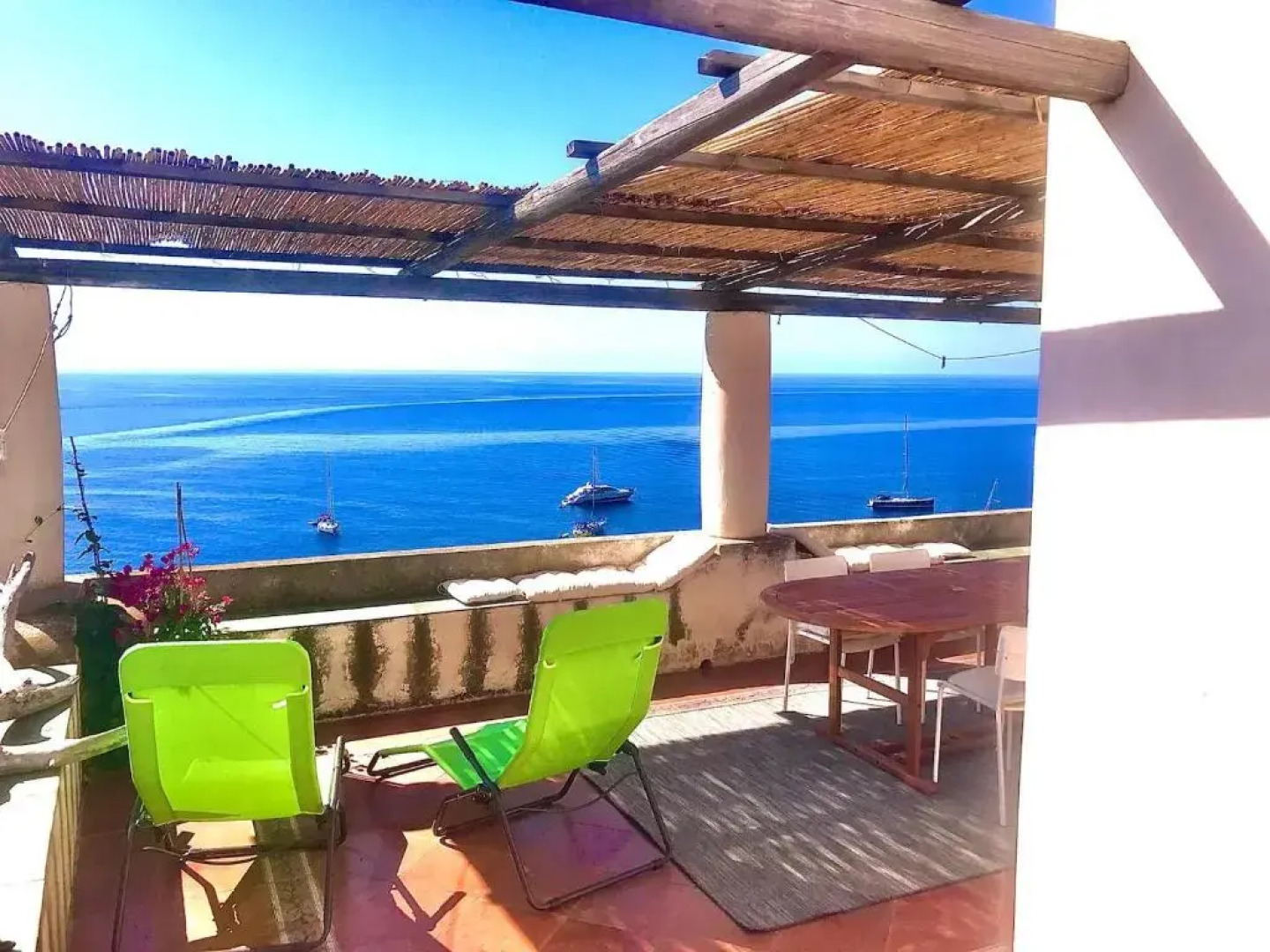 The house of the rock (200 mt from the port/beach)