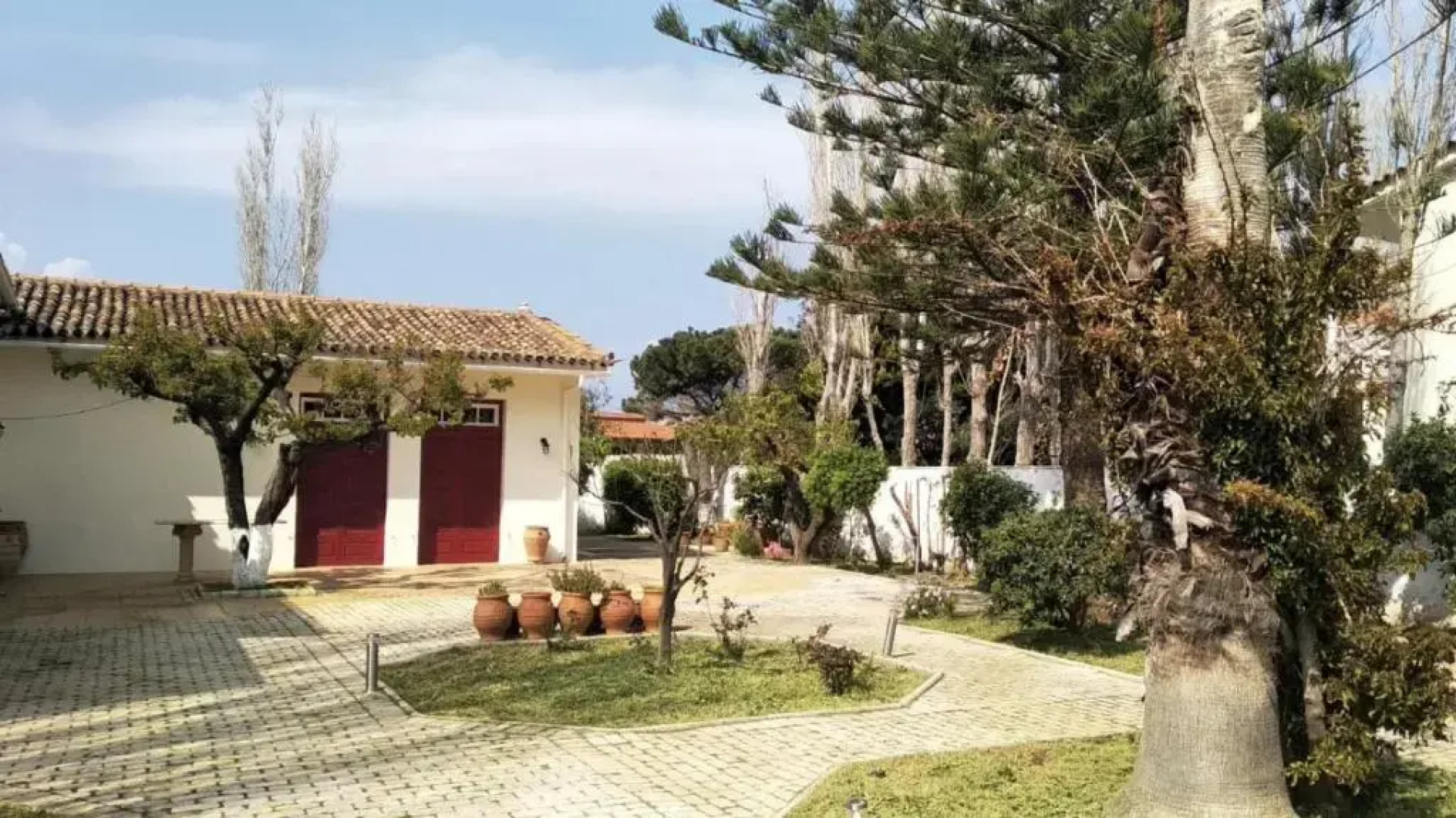 Mediterenian house with beautiful garden