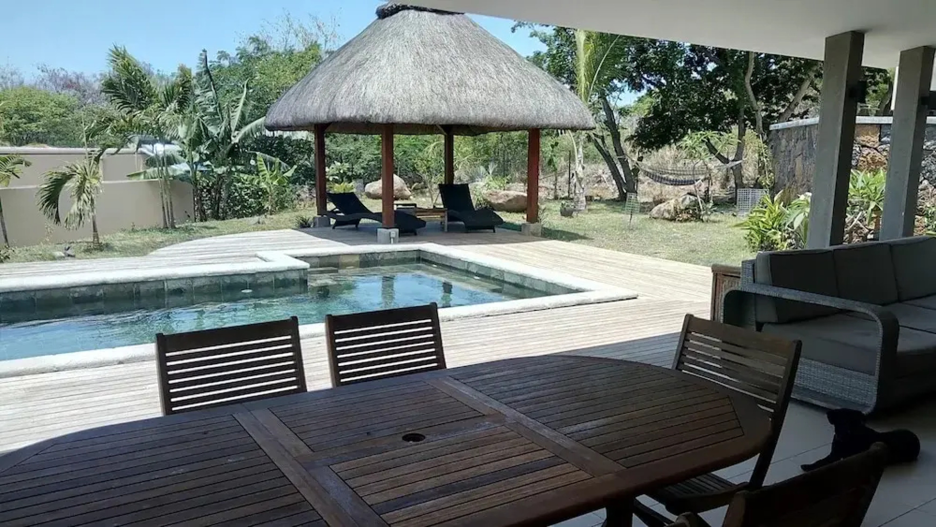 Villa With 3 Bedrooms In Riviere Noire With Wonderful Mountain View Private Pool Enclosed Garden