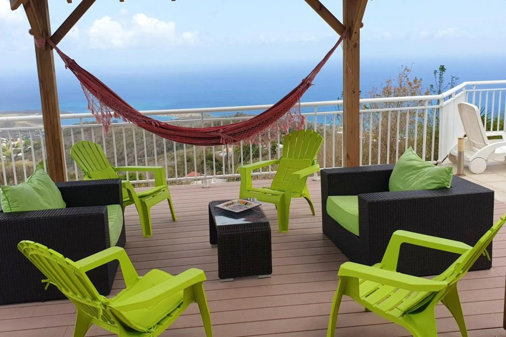 Villa de 3 chambres avec vue sur la mer piscine privee et jardin amenage a Le Diamant