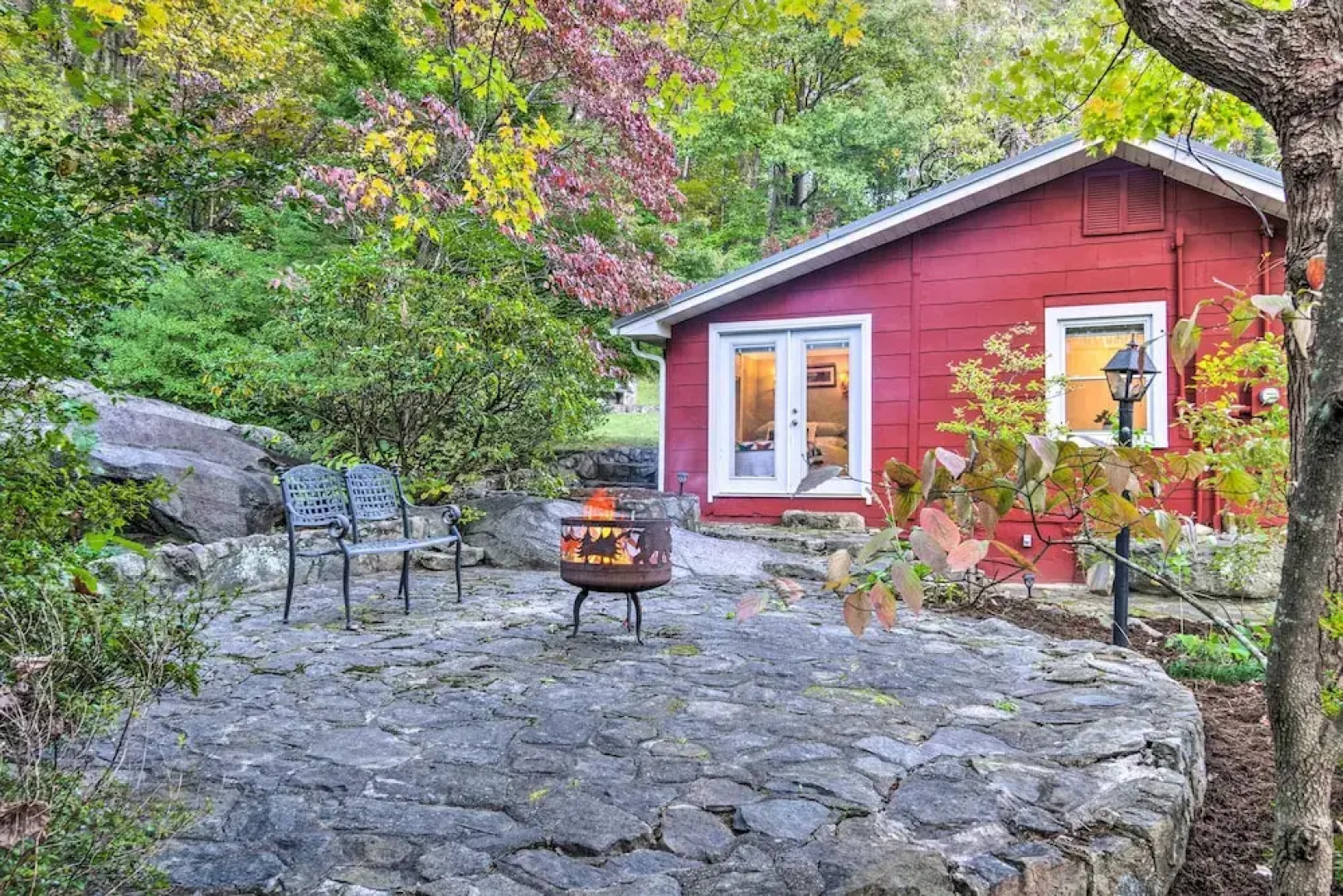 Mtn Views + Fire Pit: Serene Chimney Rock Abode