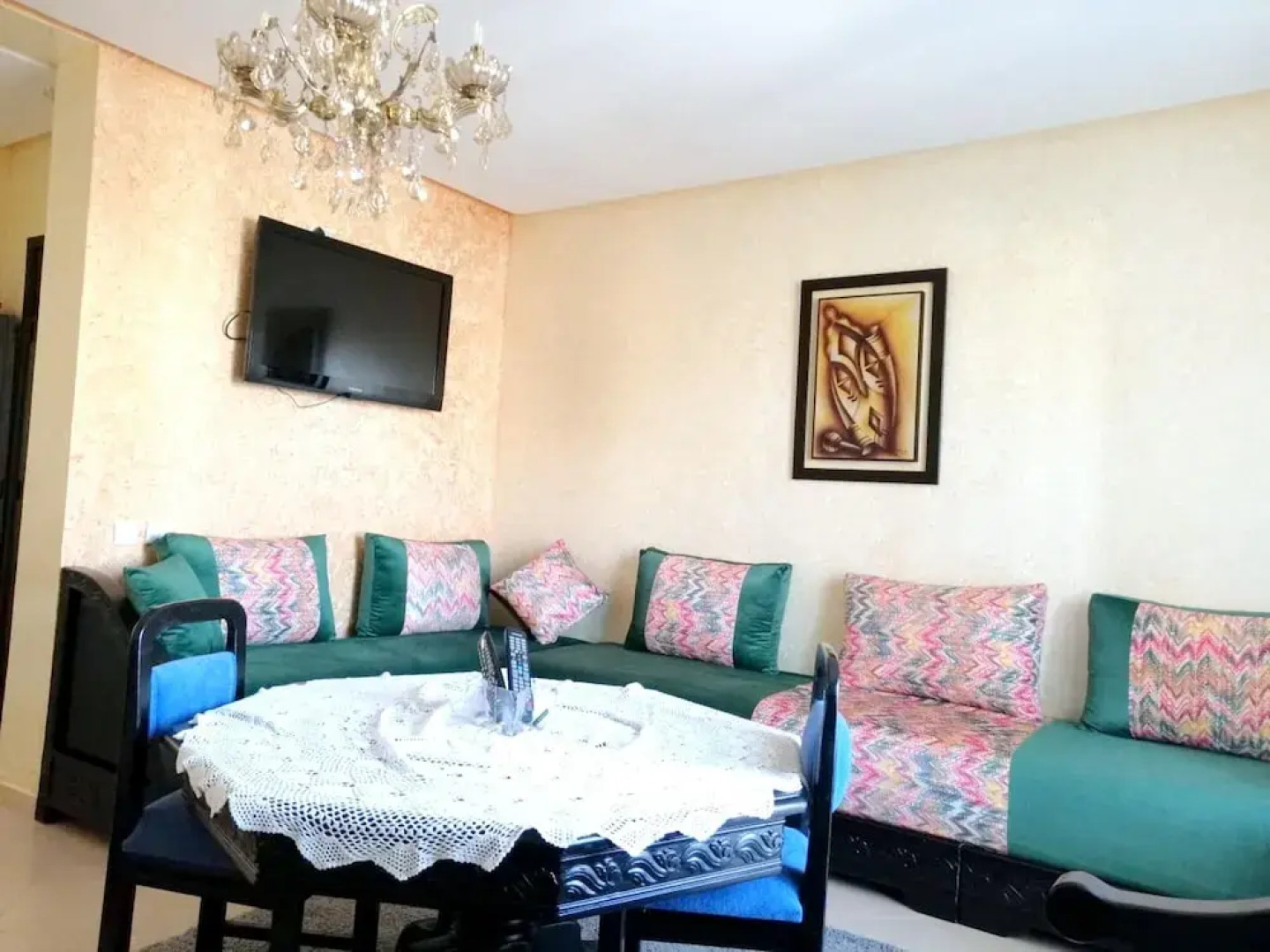 Apartment With 2 Bedrooms in M'diq, With Shared Pool and Furnished Balcony Near the Beach