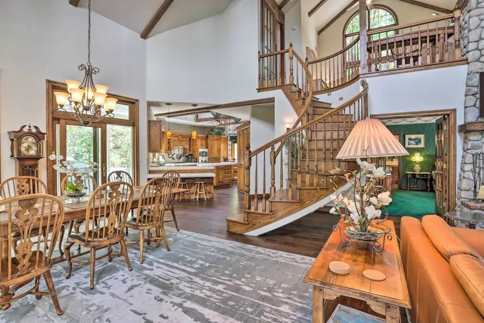 Ornate Lake Arrowhead Home With Deck