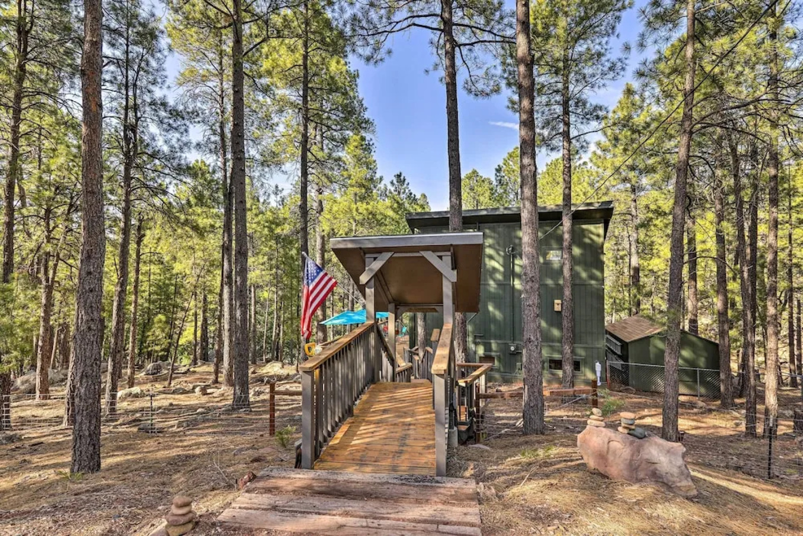 Woodsy Flagstaff Hideaway w/ Deck + Sunroom!