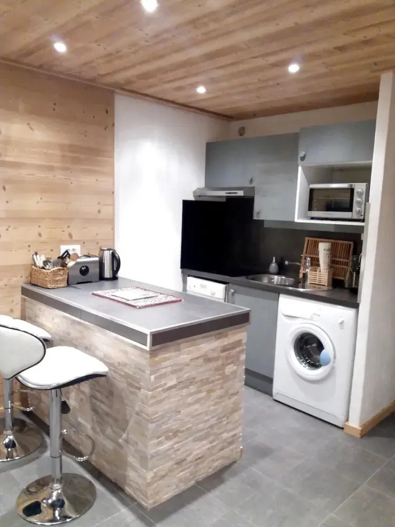 Apartment With one Bedroom in Megève, With Wonderful Mountain View and Enclosed Garden - 500 m From the Slopes